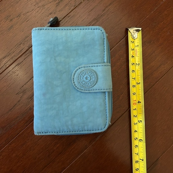 Kipling New Money Small Credit Card Wallet Blue lightweight water resistant - Picture 5 of 12
